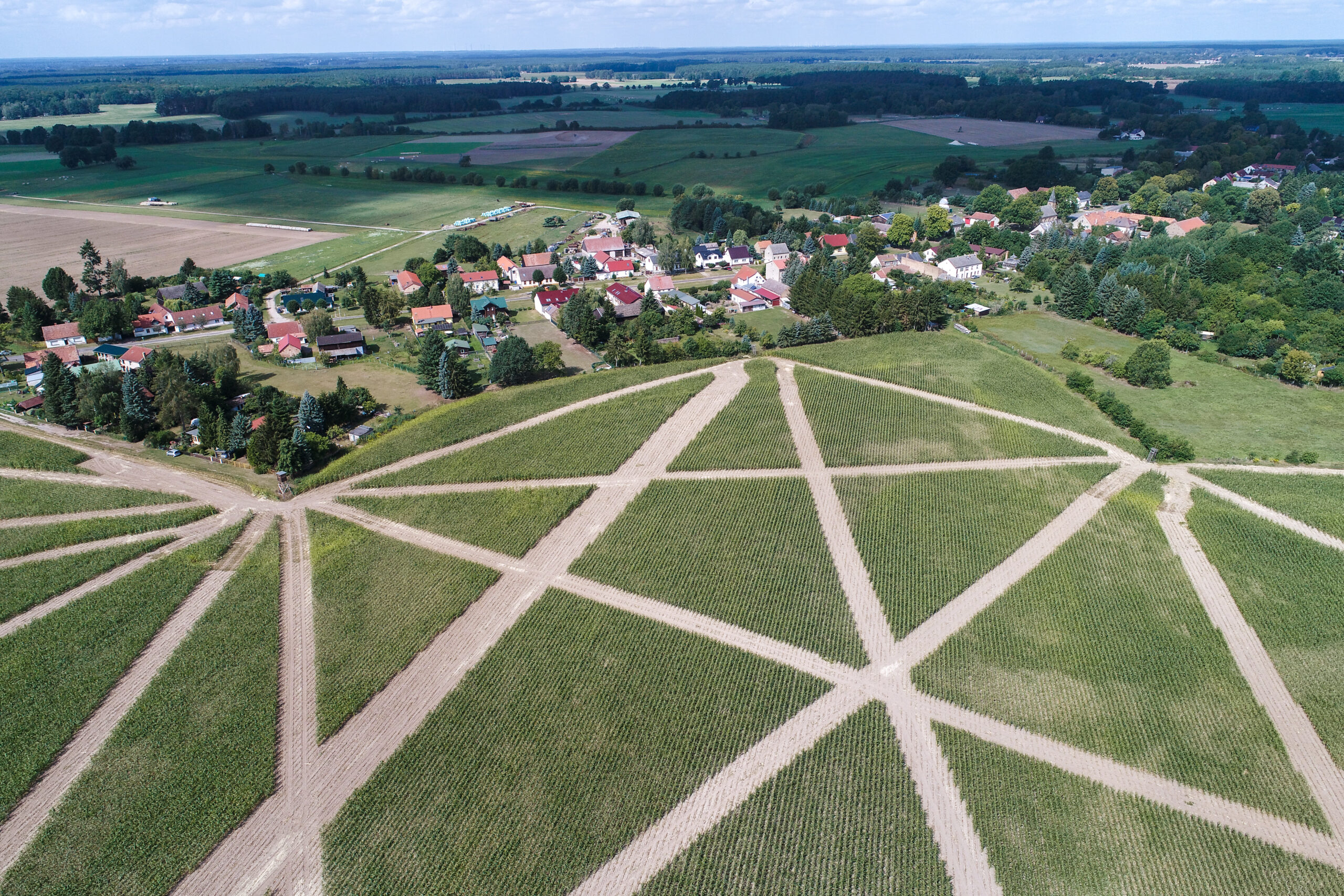 Luftbild Klandorf August 2019